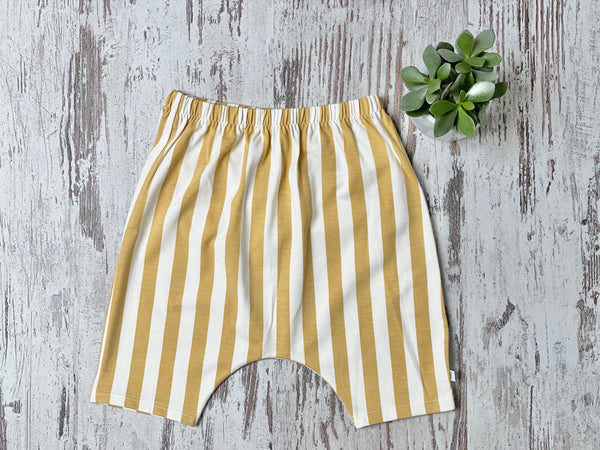 Harem Shorts - Streifen gelb Gr. 62-98